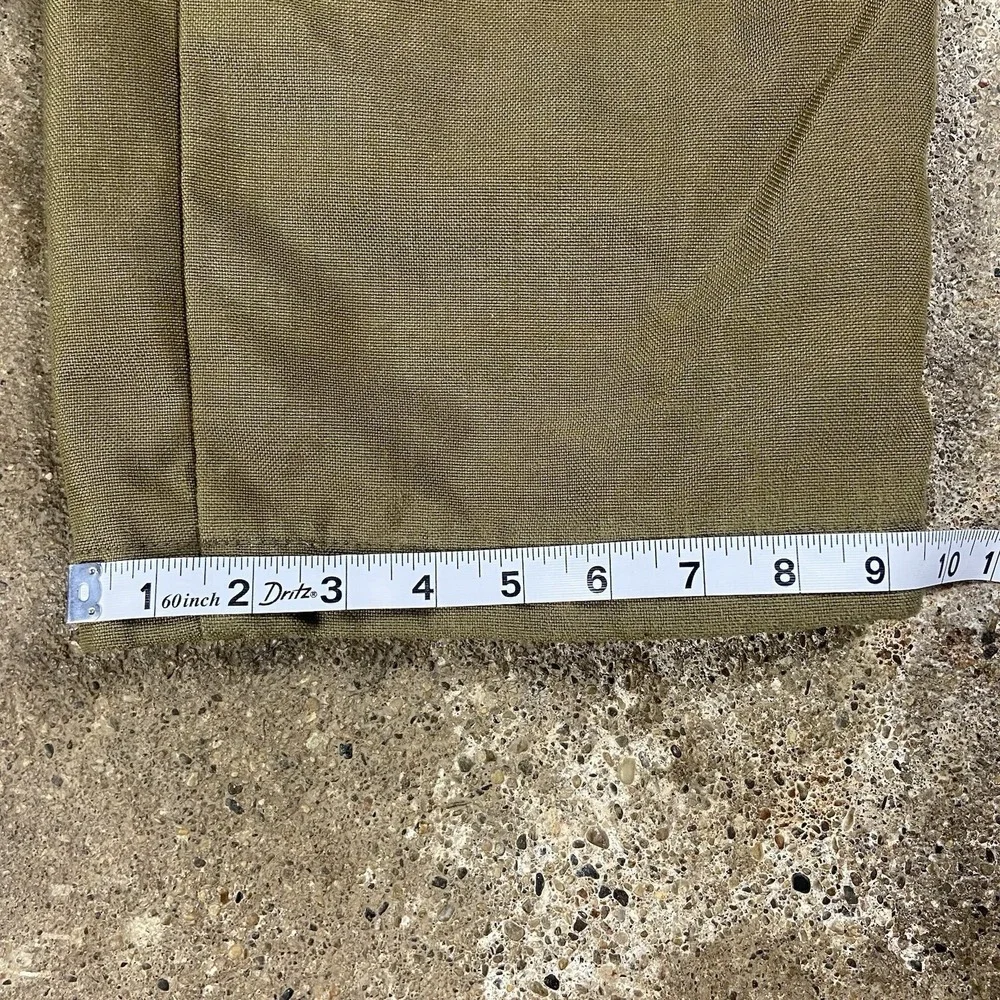 Vintage L.L. Bean Canvas Carpenter Pants Size 40 Green Briar Guard Brush Hunting